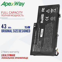Apexway-batería para ordenador portátil, 11,4 v, 43Wh, NP03XL, para HP Pavilion X360, 13-A010DX, TPN-Q146 -Q147, Q148, Q149, HSTNN-LB6L, 760944-421, 15-U010DX 2024 - compra barato