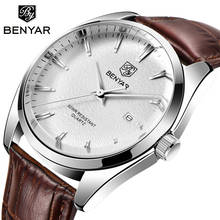 BENYAR-Reloj de pulsera de cuarzo para hombre, cronógrafo de lujo, de negocios, a la moda, resistente al agua, nuevo, 2020 2024 - compra barato