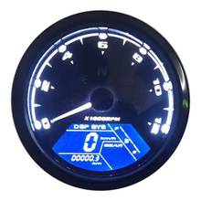 8-18V Universal LCD Digital Tachometer Speedometer Odometer Motorcycle Motorbike 12000 RPM for 2,4 Cylinders Max Display 199km 2024 - buy cheap