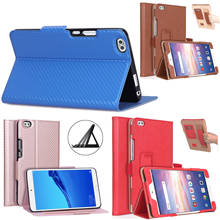 Capa de couro com suporte para telefone celular, capa com ímã para huawei mediapad honor waterplay 5. 0/al00 docomo dtab compact 2024 - compre barato