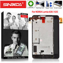 Original For Nokia Lumia 630 LCD Display Touch Screen with Frame Digitizer For NOKIA Lumia 635 LCD Screen Assemble Replacement 2024 - buy cheap