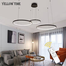 New Design Pendant Light Circle Rings LED Hanging Lamp For Living room Bedroom Dining room Home Chandelier Pendant Lamp Fixtures 2024 - buy cheap