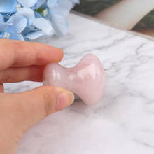 1PCS Natural Rose Quartz Mushroom Facial Back Foot Acupuncture Massage Scraper SPA Therapy Jade Board Face Massager Gua Sha Tool 2024 - buy cheap