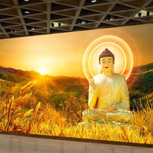 Milofi-papel tapiz 3D personalizado, mural de Buda, pintura de pared de fondo, pintura decorativa para sala de estar y dormitorio 2024 - compra barato