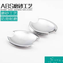 High-quality ABS Chrome Car Outer Door Handle Cover Door Bowl Protection Covers Sticker FOR PEUGEOT 407 Car Styling 2024 - buy cheap