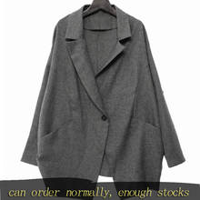 LANMREM can ship new spring fashion women dress Ladies Long Sleeve Loose Coat Loose Long Fund Man's Suit Loose Coat YH977 2024 - buy cheap