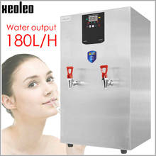 Xeoleo-dispensador de agua caliente comercial, 60L, 180L/H, Caldera de agua de acero inoxidable, 6KW, 380V, grifo Doble 2024 - compra barato