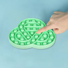 Brinquedo de descompressão bolhas de silicone, brinquedo para crianças para treinamento de concentração 2024 - compre barato