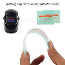 Máscara do soldador lente solar transparente escurecimento automático arco-emitindo radiação moagem capacete de soldagem automática lente 2024 - compre barato