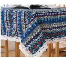 Decorative Table Cloth Linen Lace Tablecloth Rectangular Dining Table Cover Table Cloths Obrus Tafelkleed mantel mesa nappe 2024 - buy cheap