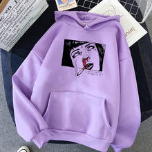 Women Hoodies size clothes Sweatshirt tops clothing Hoody vintage Black Print Harajuku para Winter Hoodie Sleeve Female thrasher 2024 - buy cheap
