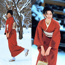 Japonês tradicional yukata quimono vintage feminino gueixa quimono impressão do vintage flor palco desempenho terno cosplay 2024 - compre barato