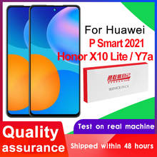 Pantalla IPS de 100% pulgadas para móvil, montaje de digitalizador con pantalla táctil LCD para Huawei P Smart 6,67, PPA-LX2, Honor X10 Lite/Y7A, 2021 probado 2024 - compra barato