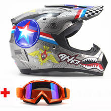 Motocross Off Road Helmet Professional Atv Cross Helmets Goggles Racing Shark Mouth Helmets Downhill MTB Capacetes Men Helmet 2024 - buy cheap