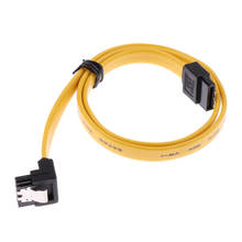 Cable SATA III de ángulo recto de 90 grados, 6,0 Gbit/s con pestillo de bloqueo, 50cm 2024 - compra barato
