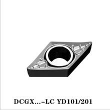 Zc 100% original dcgx DCGX070202-LC DCGX070204-LC DCGX11T302-LC torno inserções de carboneto de moagem alta qualidade 10 peças 2024 - compre barato