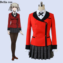 Custom size Kakegurui Compulsive Gambler Momobami Kirari cosplay costume school dress Uniform Halloween for women Anime outfits 2024 - buy cheap