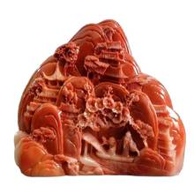 Estatua tallada a mano para ancianos, piedra China de Shoushan 2024 - compra barato