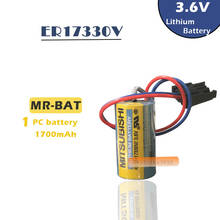 Novas baterias de lítio originais para mitsubishi er17330v embutidas cnc 3.6v 1700mah plc, 1 peça 2024 - compre barato