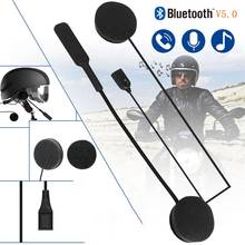 EDR наушники для мотоциклетного шлема, Bluetooth 5,0, для мотоциклетного шлема, для верховой езды, домофон, наушники без рук, MP3 колонки 2024 - купить недорого
