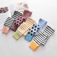 Meia-calça collants de algodão tricotada infantil, meia-calça de algodão fofa para meninas 2024 - compre barato