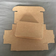 50pcs/lot Natural Brown Kraft Paper Box Gift Box Cajas de Carton Soap Packaging Box Wedding Favors Candy Gift Box 2024 - buy cheap