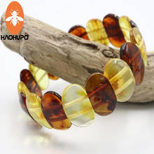 HAOHUPO Amber bracelet for adults  Adult amber bracelet  Baltic amber multicolor bracelet Amber bracelet  Baltic amber Amber 2024 - buy cheap