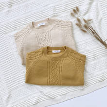 Осенне-зимний пуловер для девочек; Свитера; Одежда для маленьких мальчиков; Вязаные свитера для мальчиков; RT196 2024 - купить недорого