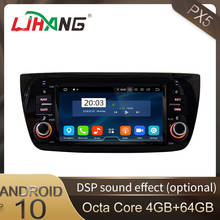 LJHANG-Radio Multimedia con GPS para coche, Radio con reproductor, Android 10, 1 Din, WIFI, Navi, estéreo, vídeo, para FIAT DOBLO, Opel Combo Tour, 2010-2015 2024 - compra barato