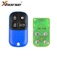 Xhorse VVDI2 XKXH01EN Universal Remote Key 4 Buttons for VVDI Key Tool English Version 5pcs/lot 2024 - compre barato