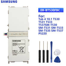 SAMSUNG оригинальный аккумулятор для планшета EB-BT530FBC для Samsung GALAXY Tab4 T530 T531 T533 T535 SM-T535 T537 SM-T530 EB-BT530FBU 6800 мА-ч 2024 - купить недорого