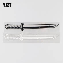 YJZT 19.1CM*2.5CM Knife Creative Fashion Car Sticker Decorative Vinyl Decal Pattern 1A-0511 2024 - buy cheap