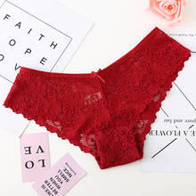 Sexy Panties Women Lace Bow Cotton Panties Thong Transparent Panties Solid Color Lace Tube Women Underwear Panties 2024 - buy cheap