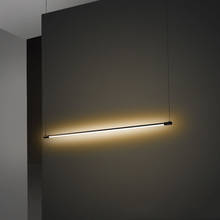 Tira de luces Led colgantes, accesorio de iluminación minimalista, moderna, para decoración de sala de estar 2024 - compra barato