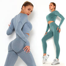Yoga Clothing Set Sports Suit Women Sportswear Sports Outfit Fitness Set Athletic Wear Gym Seamless Workout Clothes For Women 2024 - buy cheap