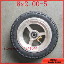 Free shipping 8X2.00-5  Tyres Tubeless Tires with alloy rims 8 inch wheel hub for Pocket Bike MINI Bike 2024 - buy cheap