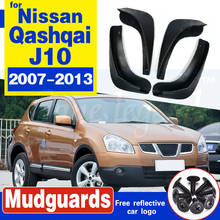 Автомобильные Брызговики для Nissan Qashqai / + 2 / Dualis 2007-2013 J10 Брызговики крыло брызговиков 2008 2009 2010 2011 2012 2024 - купить недорого