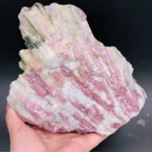 Super High-Quality Goods!! !!Natural Pink Tourmaline Crystal Mineral Association Rough Stone Specimen Rock Rare Original 2024 - buy cheap