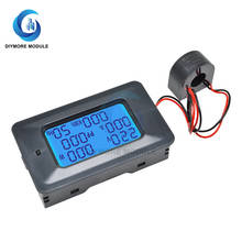 Voltímetro e amperímetro ac 110-250v 100a, testador de energia com tela lcd digital, indicador de fornecimento de energia 2024 - compre barato