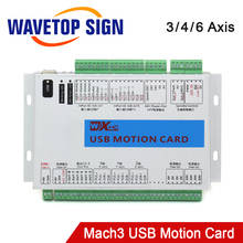 USB-порт для Windows 7 Systerm, модель Mach 3 контрольная карта с ЧПУ 3axis 4axis 6axis XHC MK4 CNC Mach3 2024 - купить недорого