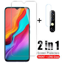 2in1 Protective Glass for Infinix Hot 8 Case Camera Lens Protective Film For Infinix Hot 8 infinix X650C 6.52" Tempered Glass 2024 - buy cheap