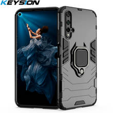 KEYSION Shockproof Case for Huawei nova 5t Y6S Y9S P40 lite P30 Pro P20 Magnetic Back Phone Cover for Honor Play 3 V20 V30 Pro 2024 - buy cheap