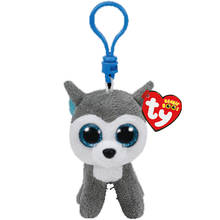 Ty Beanie Boos Slush The Husky Dog Clip Plush Animal Toys Stuffed Keychain Doll Gift 2024 - buy cheap