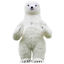 New Style Polar Bear Inflatable Costumes Advertising 2M Tall Customize for Adult Suitable for 1.6m To 1.8m Men Women Costume 2024 - buy cheap