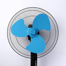 Синяя лопасть вентилятора, тихий Настенный Вентилятор, крыльчатка вентилятора с 3 листьями, металлические вентиляционные лопасти с гайкой, крышка для бытовой подставки, запчасти для вентилятора 2024 - купить недорого