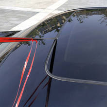 Adesivo de borracha selante para janela de carro, 14mm/19mm, teto solar, tiras seladas para janela, guarnição, adesivo de para-brisa dianteiro e traseiro 2024 - compre barato