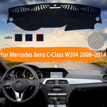 Alfombrilla para salpicadero de Mercedes Benz Clase C W204 c-klasse C180 C200 C220 C250 C300, parasol, alfombra, accesorios para coche 2024 - compra barato