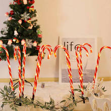 Christmas Candy Cane Pathway Light Christmas Garlands Ornaments Merry Christmas Decorations for Home Xmas Navidad New Year Gifts 2024 - buy cheap