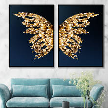 Butterfly Wings Abstract Canvas Poster Scandinavian Wall Art Poster Print Minimalist Nordic Decoration Picture Living Room Decor 2024 - buy cheap