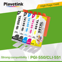 Plavetink-cartuchos de tinta PGI-550 para impresora Canon Pixma, CLI-551 de tinta completa, IP7250, MG5450, MG6450, PGI550, CLI551 2024 - compra barato
